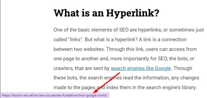 Select a good design recommendation for text hyperlinks.